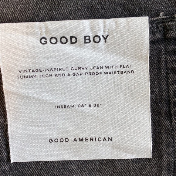 Good American Good Boy Straight Jeans - Picture 8 of 9